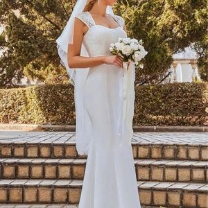Mermaid Hem Wedding Dress XL